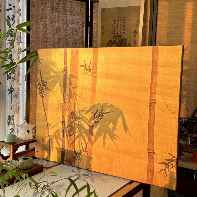 Japanese Living Lifestyle - New Chinese Style Antique Gold Foil