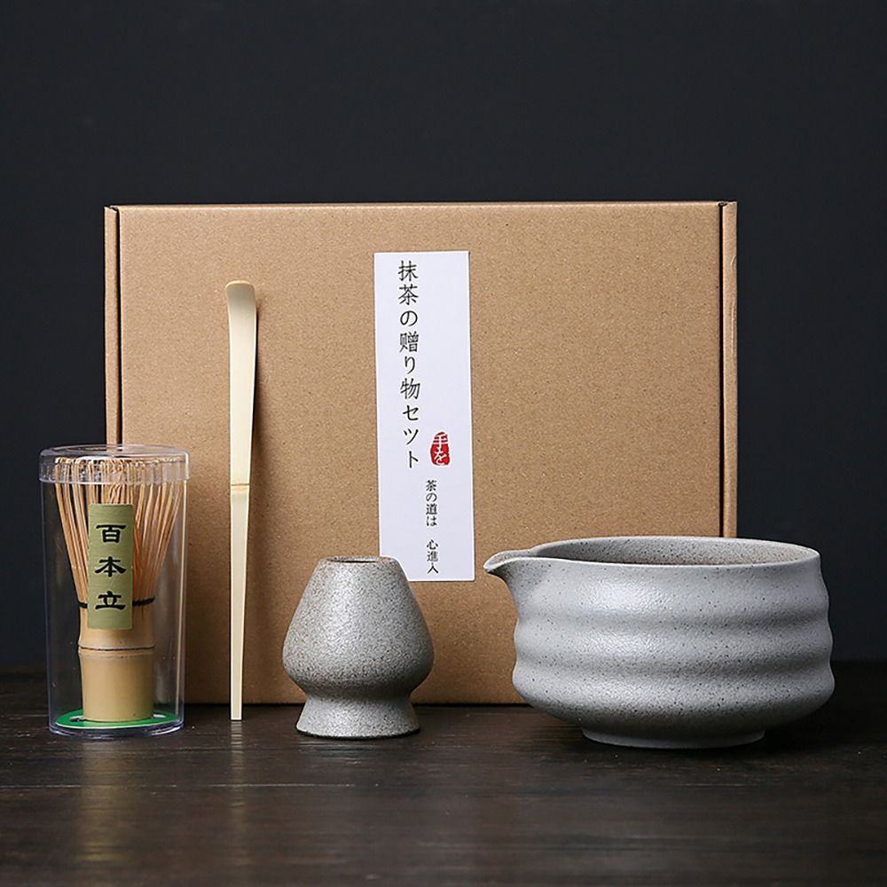 4PCS New Bamboo Ceramic Japane - đánh giá và giá Bamboo Whisk Chasen