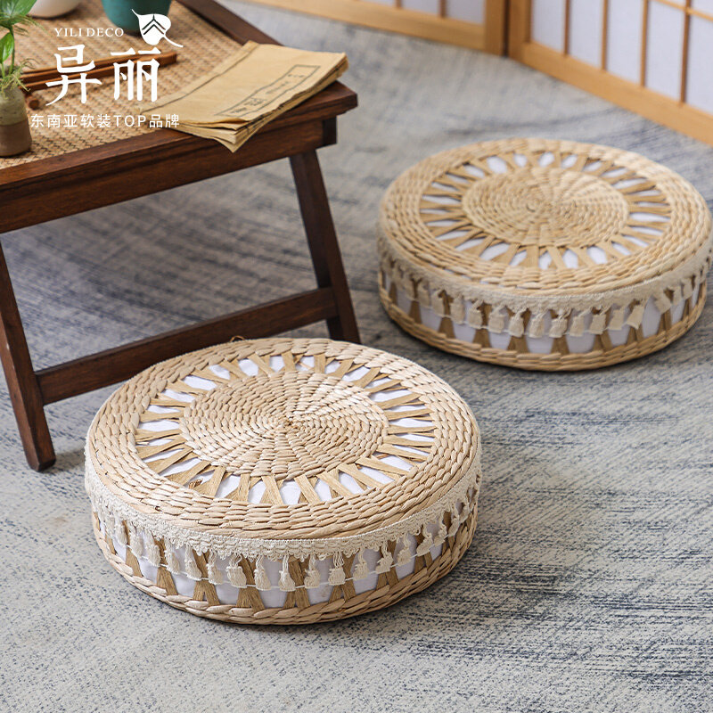Woven Rush Floor Cushion Tatam - đánh giá và giá Tatami Mat Rush
